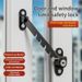 Child Safety lock Stopper Falling Prevention Lock Limiter Care for Baby Child Protection Window Restrictor Adjustable Windowlock_viptrois.com