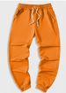 Men's Clothing High Street Men's Solid Color Sweatpants Sports Pants For Youth Fashion Comfortable Fit Casual Trousers_viptrois.com