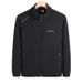 Men’s Stand-Up Collar Fleece Jacket – 100% Polar Fleece Windproof Zip-Up For Hiking & Urban Exploration (Black/Grey/Blue/Green, XL-5XL)_viptrois.com