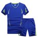 Men's Clothing Sports Casual Suit Summer Short Sleeved Quick Drying Clothes T Shirt Fitness Running Team Uniform_viptrois.com
