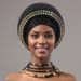 New African And South American Muslim Multi Layered Gold Stamped Headband Cap African Turban Hat_viptrois.com