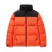 Men's Clothing Men's new men's Silk cotton jacket short couple's wear brain dead white duck Silk cotton winter clothing trendy jacket men's Silk cotton_viptrois.com
