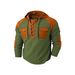 Cross-border Clothing, European American New Autumn And Winter Hooded Top With Drawstring Pockets, Casual Men's_viptrois.com