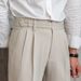 Men's Clothing New Spring And Autumn British Men's Casual Commuting Anti Wrinkle Nine Point Pants All Match Retro Designer Niche Trendy Trousers_viptrois.com