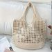 vacation Handbag Beach Vacation Gender Free Simple Knitted Women's Bag Woven Bag Straw Bag_viptrois.com