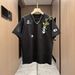 Men's Clothing Summer New Style High Weight Heavy Duty Light Sensitive Color Changing Panda Three Dimensional Embroidery Cartoon Short Sleeved T Shirt_viptrois.com