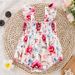 New 2024 baby camisole jumpsuit with trendy and cute flying sleeves, pleated jumpsuit, climbing suit_viptrois.com