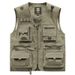 Men's Clothing Workwear Multi Pocket Vest Director Media Advertising Vest Outdoor Fishing Vest_viptrois.com