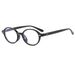 Women's Eyewear Frames Women's Small Frame Nerd Glasses With Myopia Optical Frame Retro Oval Tortoise Shell Anti Blue Light Flat Glasses_viptrois.com