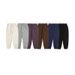 Autumn Winter New 430G Fleece Lined Solid Color Composite Unisex Casual Loose Jogger Pants_viptrois.com