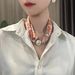 2024 New Silk Large Pearl Magnetic Collarbone Chain Long Women Spring Summer Decorative Necklace Versatile Small Neck_viptrois.com