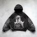 Men's Clothing Hooded Sweatshirt Pullover Hoodie Winter High Street Unisex Sweatshirt_viptrois.com