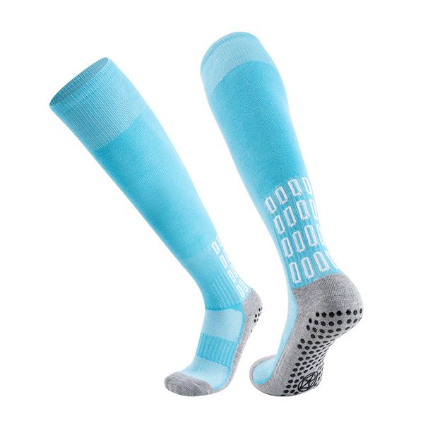 Football Socks Long Tube Thick Towel Bottom Sports Socks Adult Glue Non Slip Wear Resistant Breathable Over The Knee Sports Socks_viptrois.com