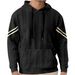Cross-Border European And American Men's Lightweight Hooded Jacquard Patchwork Trendy Sweatshirt Casual Sports_viptrois.com