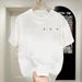 Men's Clothing Short Sleeved Tops Soft Versatile T Shirt Light Luxury Fashion Short Sleeved Round Neck_viptrois.com