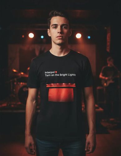 Tshirt Muscle Freaks 2026 Interpol Lights Red Music Style_viptrois.com