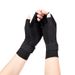 Half finger pressure gloves Copper fiber fitness strap Sports outdoor anti-slip joint care cycling gloves_viptrois.com