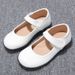 Children's Black Leather Shoes Girls Performance Shoes School Graduation Ceremony Group Photo Student Dress Shoes Soft Sole Princess Shoes_viptrois.com