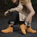 Plus-size Outdoor Unisex's Shoes Couple British Work Shoes_viptrois.com