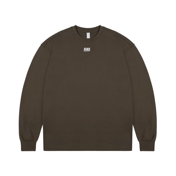 Men's Clothing Solid Color Round Neck Casual Long Sleeve Men's Spring New Cotton Inner Wear T Shirt Couple Loose Bottoming Shirt_viptrois.com