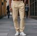Men's Slim Fit Casual Pants – Stretch Twill Fabric With Cotton-Like Comfort, Machine Washable (Khaki/Army Green/Navy/Light Blue/Black/Camel, S-XXXL)_viptrois.com