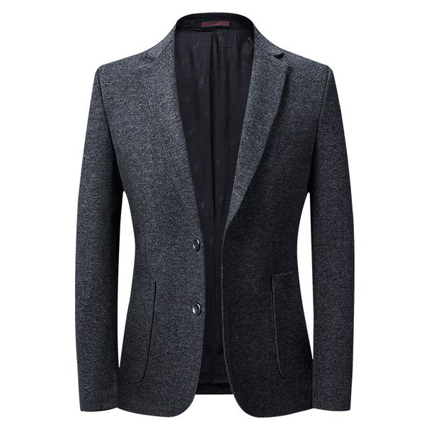 Men's Clothing Lashibert men's casual suit autumn and winter wool elastic men's suit slim small suit men's style single suit_viptrois.com