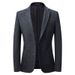 Men's Clothing Lashibert men's casual suit autumn and winter wool elastic men's suit slim small suit men's style single suit_viptrois.com