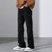 American High Street Pants Yellow Mud Jeans Casual Trousers Narrow Washed Straight Pants_viptrois.com