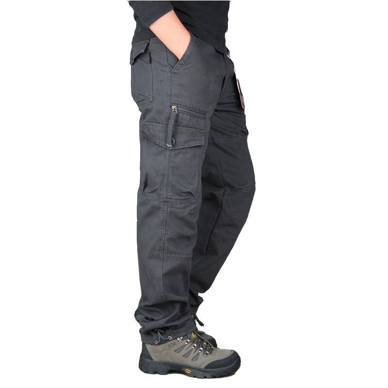 Premium Products Premium Products Spring And Autumn Workwear Casual Loose Straight Leg Pants, Men's Mostly Oversized Pants_viptrois.com