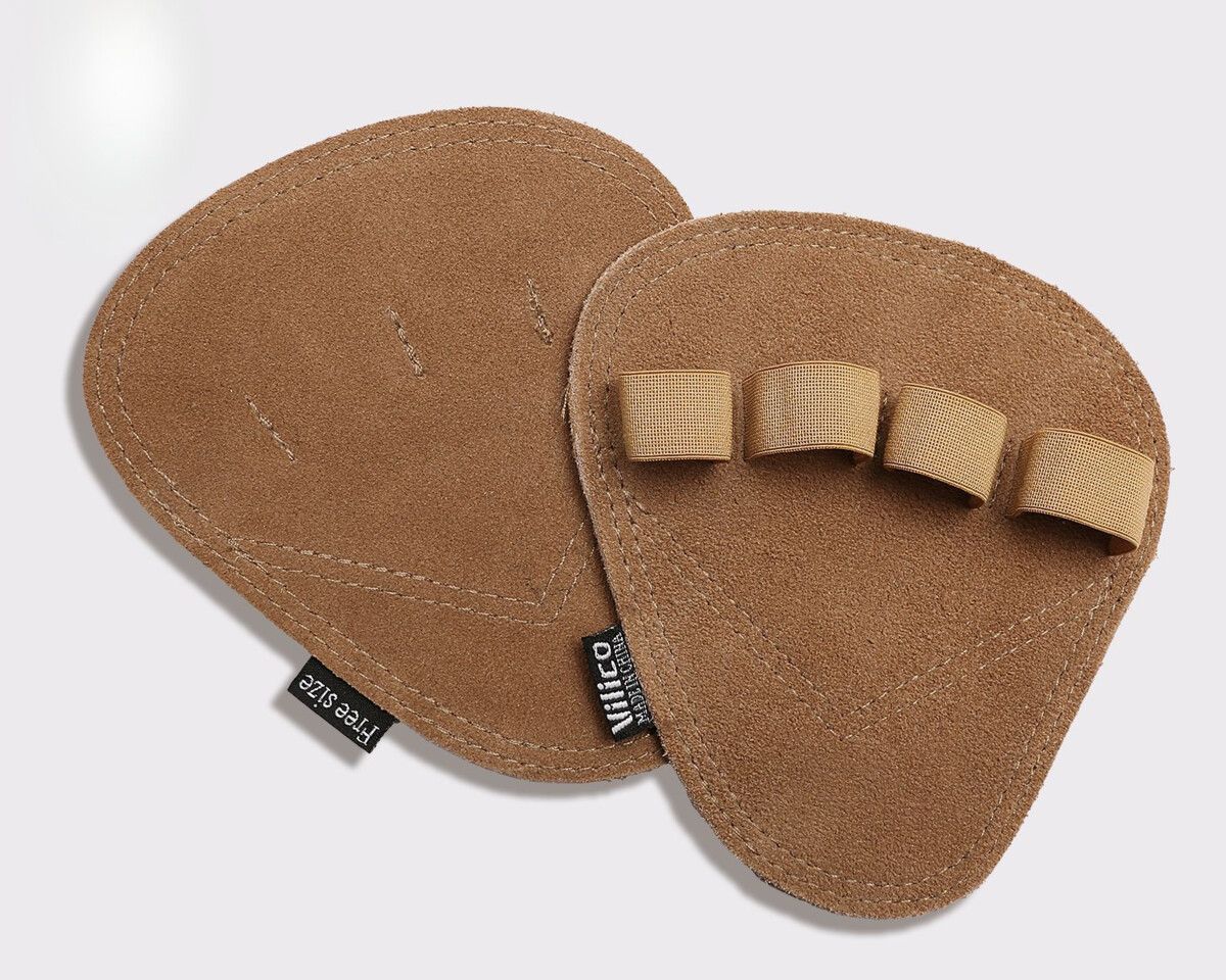 Cowhide Deadlift Palm Protector Non-Slip Half-Finger Gloves Waterproof Wear-Resistant Weightlifting Tool Anti-Slip_viptrois.com