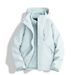 Unisex 3-in-1 Weatherproof Jacket – Thermal Windbreaker & Water-Resistant Shell For Outdoor Adventures (Glacier Blue/Black, S-6XL)_viptrois.com