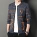 Loom 2022 High-end Autumn Winter Letter Thickened Mink Wool Cardigan New Knitted Sweater Men's Jacket_viptrois.com