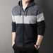 Loom New Knitted Men's Autumn Winter Thickened Hooded Cardigan Jacket Outerwear Warm Sweater_viptrois.com