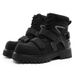 Men's Shoes Niche Autumn New Velcro Martin Boots Functional Style Deconstruction High Top Motorcycle Style Work Boots Heightening Boots_viptrois.com