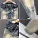 Men's Clothing Men's Trendy Washed Retro Personality Nine Point Pants Slim Fit Skinny Stretch Jeans Trendy All Match Casual Pants_viptrois.com