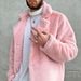 Loom Loom European American Cross-Border Hot-Selling Autumn And Winter Loose Turn-Down Collar Solid Color Cardigan Jacket Men's_viptrois.com