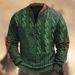 2024 Printed Men's 3D Half-Zip Rubber Teeth Zipper Sweatshirt Long Sleeve_viptrois.com
