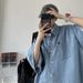 Men's Clothing Niche Design Casual Loose Half Sleeved Jacket_viptrois.com