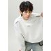 Nordmann Split Deconstructed Design 380g Heavyweight Crewneck Sweatshirt Men's Autumn New High Street American Style Oversized_viptrois.com