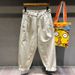 Loom European And Hip Hop Spring Summer Style Cool American High Street Vibe Wide Leg Cargo Casual Pants Men Loose Straight_viptrois.com