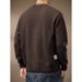 Loom Italy Winter New Round Neck Thick Sweater Men's American Heavy Retro Autumn Loose Knitwear Jacket_viptrois.com