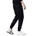Men's European Black Casual Pants 2024 Slim Fit Fashion Brand Letter Print Sweatpants Trousers Overalls for Men_viptrois.com