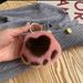 Bag Charms Real Rex Rabbit Fur Kitten Cat Paw Keychain Pendant Cute Plush Pendant Kitten Cat Paw Bag Pendant_viptrois.com