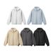 elly Zip-Up Hoodie - Lightweight Stretchable Pullover For Active Lifestyle, Breathable Cotton Blend With Sporty Silhouette_viptrois.com