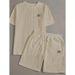Men's Short Sleeve T-Shirt Summer Casual Sportswear Round Neck Thin Fit Style New Jacquard Fabric_viptrois.com