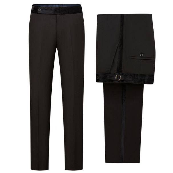 Men's Clothing Large Size Men's Casual Pants Popular With Butterfly Button Velvet Cenne Des Graoom Suit Pants_viptrois.com