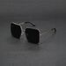 New Style Metal Square Frame Women's Sunglasses Personality Men's Sun Protection Sunglasses_viptrois.com