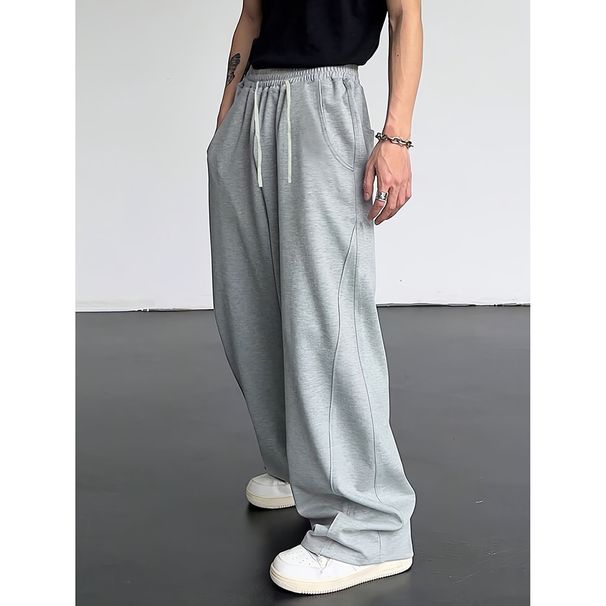 Men's Clothing Factory Direct Sales, Trade, Hot Selling American Retro Casual Trousers For Men, Loose Fit, High Street Design, Straight Leg Trousers._viptrois.com