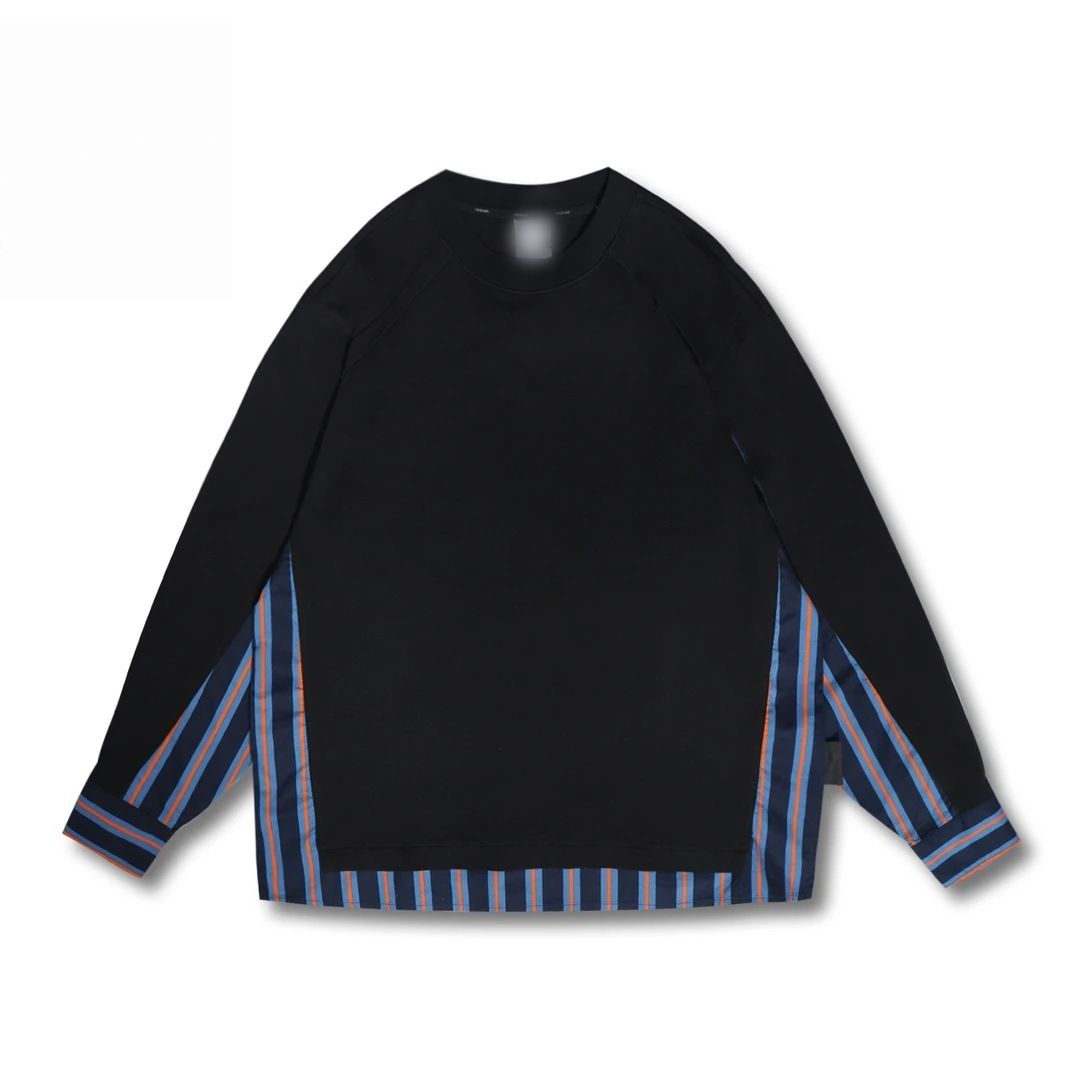 High-End Autumn Long Sleeve Quality Personality Casual Versatile Crew Neck Fashion Men's Minimalist Loose Sweatshirt_viptrois.com
