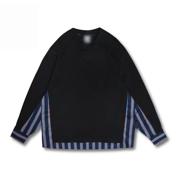 High-End Autumn Long Sleeve Quality Personality Casual Versatile Crew Neck Fashion Men's Minimalist Loose Sweatshirt_viptrois.com